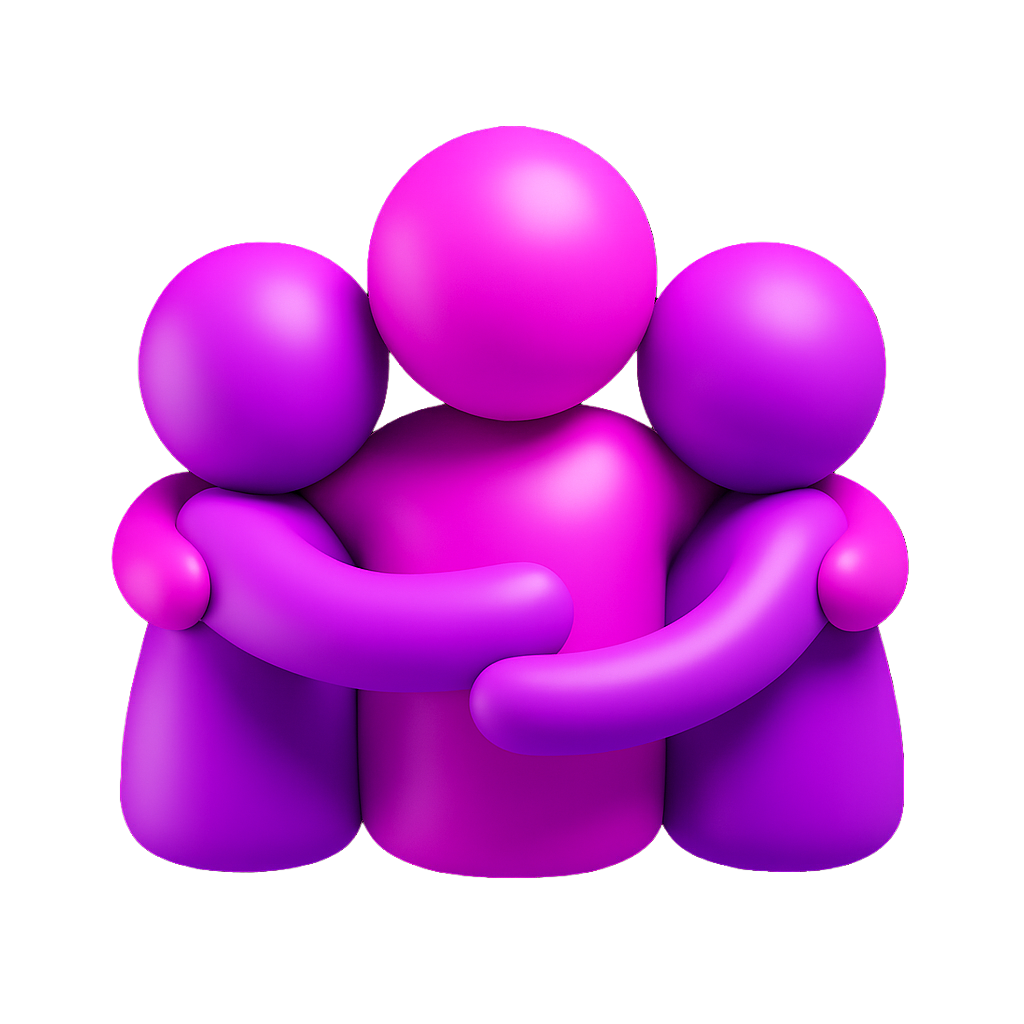 20250706_1332_3D Friendship Icon_remix_01jzfmm4vmehdtfthzxfr3wsj4-2